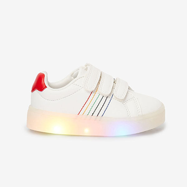 White Light-Up Trainers (Younger Boys)