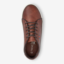 Load image into Gallery viewer, Tan Brown Lace Up Shoes (Older Boys)
