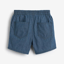 Load image into Gallery viewer, Blue/Navy/Stone 3 Pack Pull-On Shorts (3mths-5yrs)
