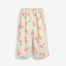 Load image into Gallery viewer, Ecru White Printed Pull-On Wide Leg Trousers (3mths-6yrs)
