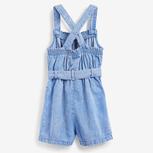 Load image into Gallery viewer, Bright Blue Tie Waist Playsuit (3-12yrs)
