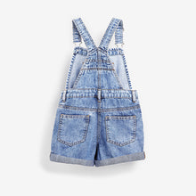 Load image into Gallery viewer, Blue Denim Short Leg Dungarees (3-12yrs)
