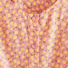 Load image into Gallery viewer, Pink/Yellow Lemon Printed Co-ord Set (3-12yrs)
