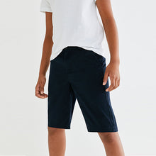 Load image into Gallery viewer, Blue Navy Chino Shorts (3-12yrs)
