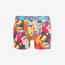 Load image into Gallery viewer, Bright Leaf Print A-Front Boxers 4 Pack
