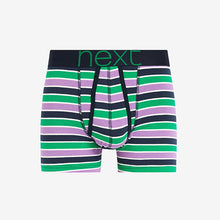 Load image into Gallery viewer, Multi Stripe A-Front Boxers 4 Pack
