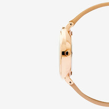 Load image into Gallery viewer, Rose Gold Tone Split Strap Watch
