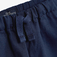 Load image into Gallery viewer, Navy Blue Linen Blend Trousers (3mths-5yrs)
