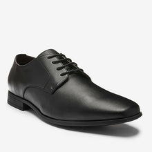 Load image into Gallery viewer, Black Slim Square Derby Shoes
