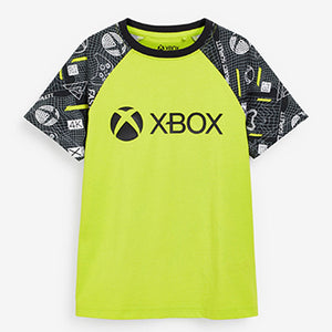 Green/Black Xbox 2 Pack Short Pyjamas (5-12yrs)