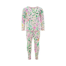 Load image into Gallery viewer, Pink Baby 2 Piece Floral Top &amp; Leggings
