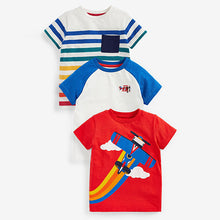 Load image into Gallery viewer, Red Aeroplane 3 Pack T-Shirts (3mths-5yrs)
