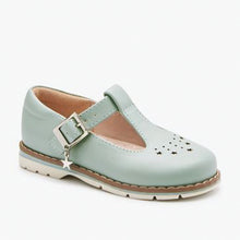 Load image into Gallery viewer, Mint Green Star Charm T-Bar Shoes (Younger Girls)
