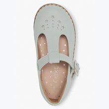 Load image into Gallery viewer, Mint Green Star Charm T-Bar Shoes (Younger Girls)
