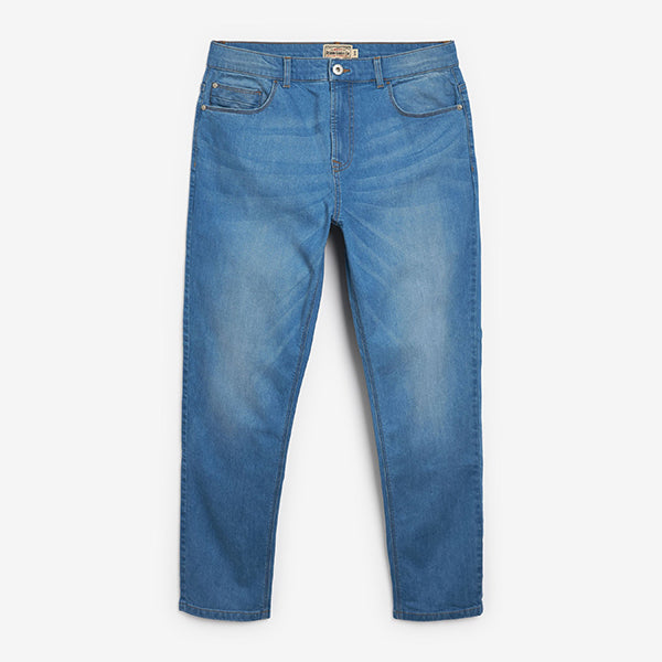 Bright Blue Slim Tapered Essential Stretch Jeans