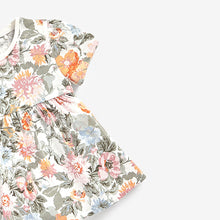 Load image into Gallery viewer, Cream/Pink Vintage Floral Cotton T-Shirt (3mths-6yrs)
