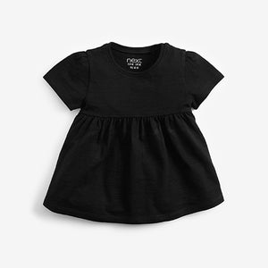 Black Cotton T-Shirt (3mths-6yrs)