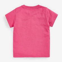Load image into Gallery viewer, Pink Short Sleeve Plain T-Shirt (3mths-5yrs)
