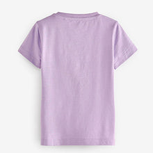 Load image into Gallery viewer, Lilac Purple Short Sleeve Plain T-Shirt (3mths-5yrs)
