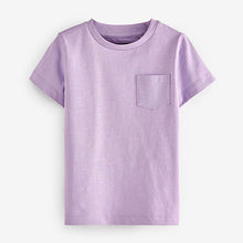 Load image into Gallery viewer, Lilac Purple Short Sleeve Plain T-Shirt (3mths-5yrs)
