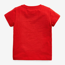 Load image into Gallery viewer, Red Short Sleeve Plain T-Shirt (3mths-5yrs)
