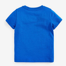 Load image into Gallery viewer, Cobalt Blue Short Sleeve Plain T-Shirt (3mths-5yrs)
