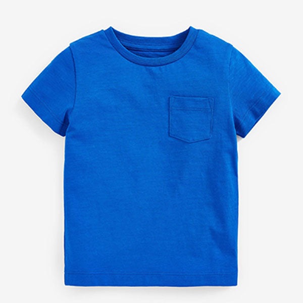 Cobalt Blue Short Sleeve Plain T-Shirt (3mths-5yrs)