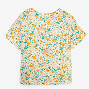 Floral Relaxed Fit T-Shirt (3-12yrs)