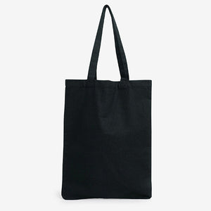 Black Zebra Cotton Reusable Monogram Bag For Life