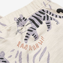 Load image into Gallery viewer, Black/White/Grey Baby 2 Piece Tiger Printed T-Shirt And Leggings Set (0-18mths)
