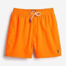 Load image into Gallery viewer, Fluro Orange  Swim Shorts
