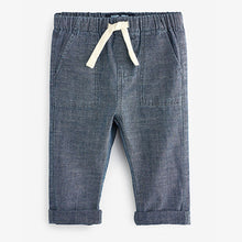 Load image into Gallery viewer, Blue Loose Fit Utility Pull-On Trousers (3mths-5yrs)
