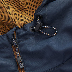 Navy Blue Shower Resistant Jacket