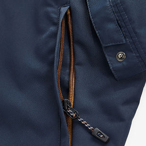 Navy Blue Shower Resistant Jacket