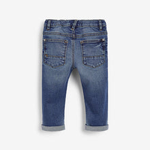 Load image into Gallery viewer, Mid Blue Distressed Jeans (3mths-5yrs)
