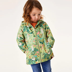 Green Bunny Shower Resistant Printed Cagoule (3mths-6yrs)