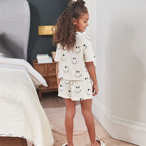 3Pack Short Monochrome Pyjamas (3-12yrs)