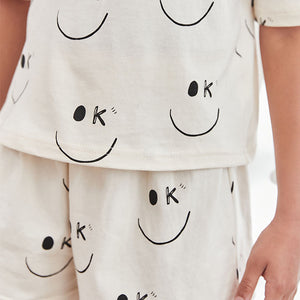 3Pack Short Monochrome Pyjamas (3-12yrs)