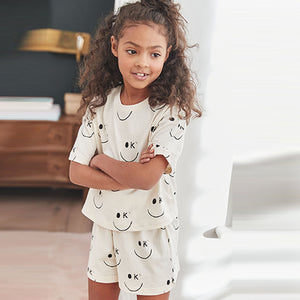 3Pack Short Monochrome Pyjamas (3-12yrs)