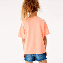 Load image into Gallery viewer, Rust Brown Sequin Rainbow T-Shirt (3-12yrs)
