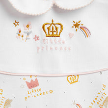 Load image into Gallery viewer, Pink Princess Baby Single Sleepsuit (0-18mths)
