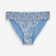 Load image into Gallery viewer, Blue Ditsy Bikini Bottoms
