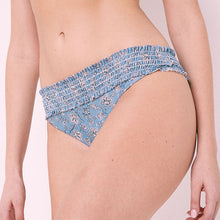 Load image into Gallery viewer, Blue Ditsy Bikini Bottoms
