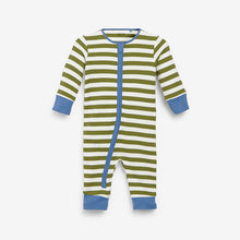 Load image into Gallery viewer, Bright Stripe Footless 4 Pack Sleepsuits (0mth-18mths)
