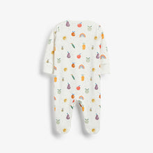 Load image into Gallery viewer, Mint Green Home Grown Baby Sleepsuits 3 Pack (0mth-18mths)
