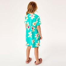 Load image into Gallery viewer, Green Floral Dress (3-12yrs)
