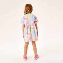 Load image into Gallery viewer, Bright Brushstroke Dress (3-12yrs)
