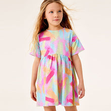 Load image into Gallery viewer, Bright Brushstroke Dress (3-12yrs)
