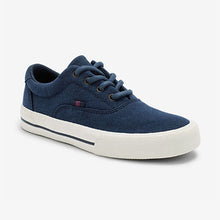 Load image into Gallery viewer, Navy Blue Lace-Up Shoes (Older Boys)

