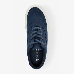 Navy Blue Lace-Up Shoes (Older Boys)